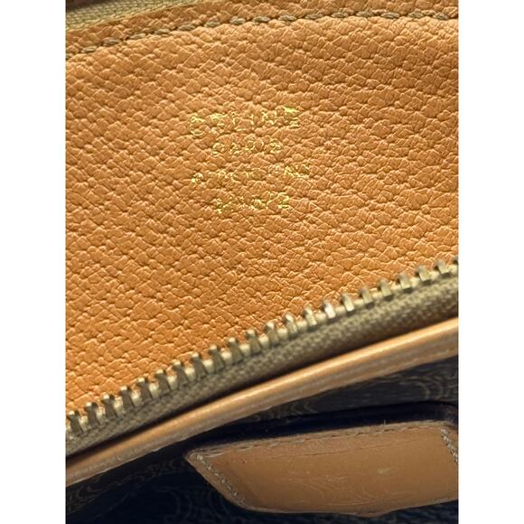 Celine Vintage Monogram Canvas Cosmetic Pouch - Picture 10 of 12
